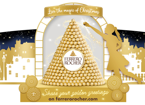 tms accompagne Ferrero Rocher pour son concept de théâtralisation de Noël !