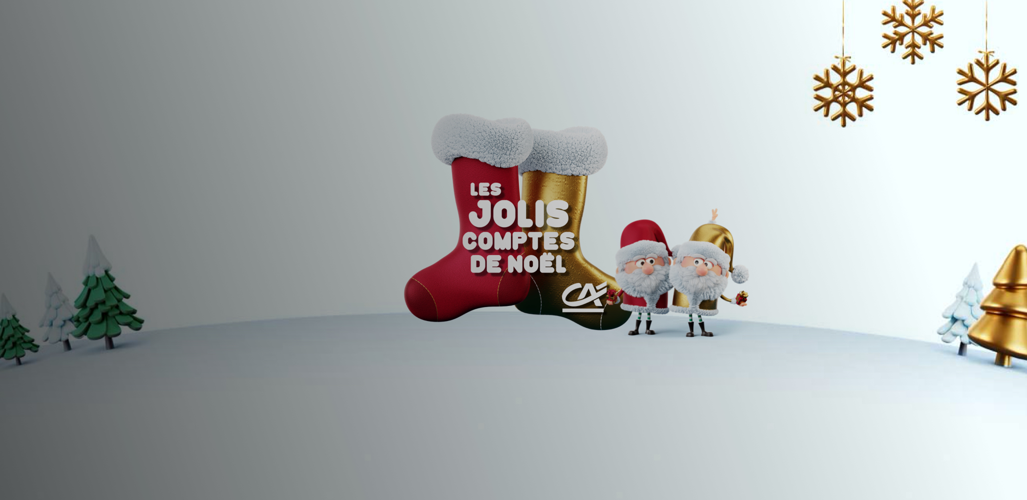 Crédit Agricole - Les Jolis Comptes de Noël - engagement client...